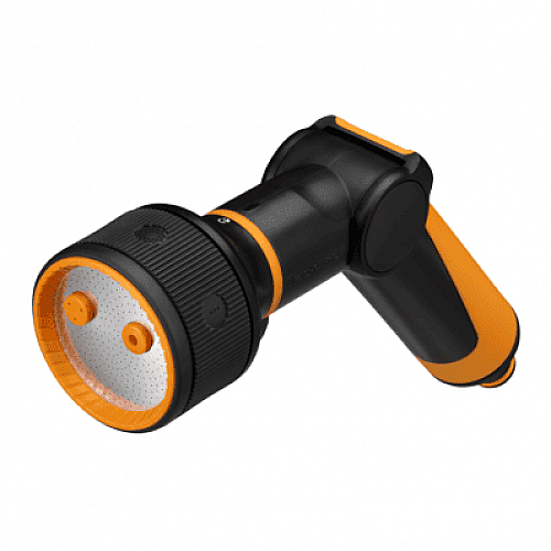 Пістолет-розпилювач Fiskars для поливу, регульований, з 3 функціями (1065486)
