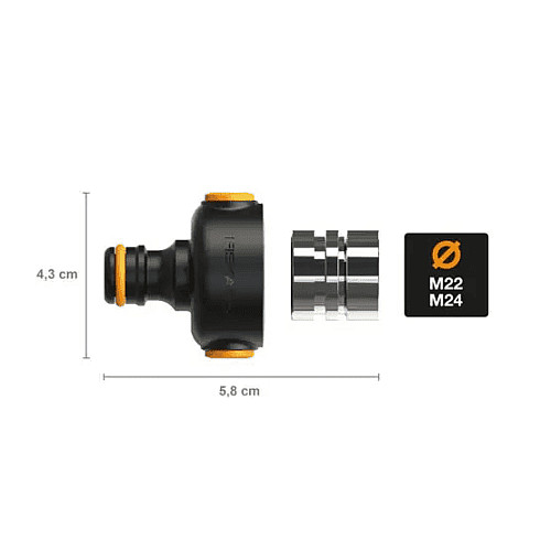 Конектор внутрішній Fiskars M22x1 M24x1 (1027062)