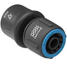 Конектор для шлангу Fiskars FiberComp Stop 1/2”-5/8” (13-15 мм) з автостопом (1054789)