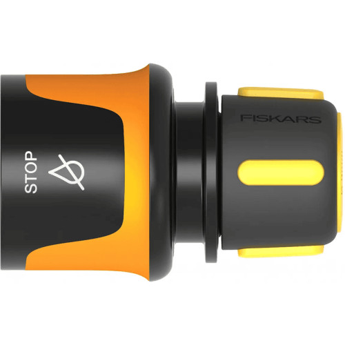 Конектор для шлангу Fiskars 9 мм, 68 мм, аквастоп (1027078)