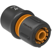 Конектор для шлангу Fiskars LB30 15 мм, 39 мм, аквастоп (1027083)