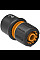 Конектор для шлангу Fiskars LB30 15 мм, 39 мм, аквастоп (1027083)