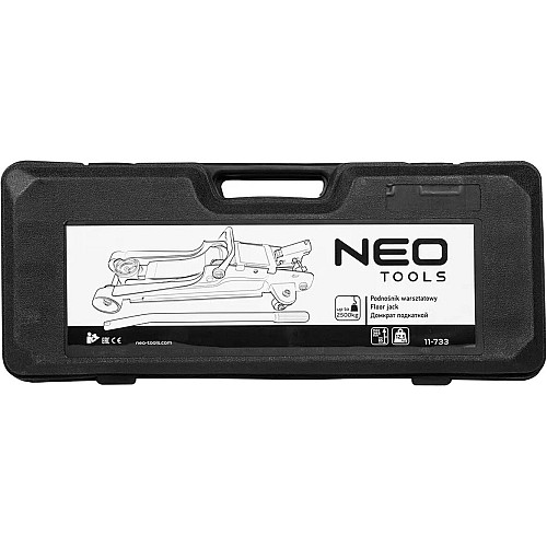Домкрат Neo Tools, гідравлічний підкатний 2.5т, 85-385мм