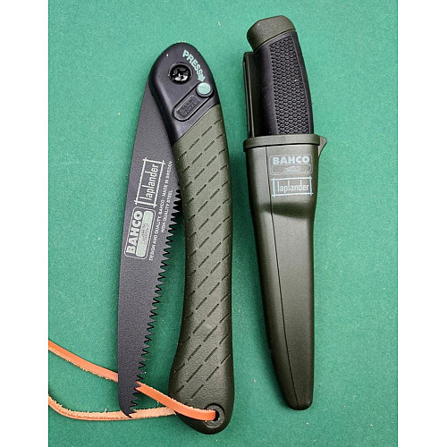 Набор Bahco laplander 396 пилка + Knife 2446 нож (LAP-KNIFE)