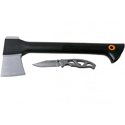 Набір Fiskars сокира теслярська мала Solid A6 (1052046) + складний ніж Gerber Paraframe™ (1027831) (1057911)