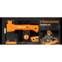 Подарунковий набір Fiskars 3 в 1 (Сокира X5+ніж+пила) (1057912)