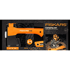 Подарунковий набір Fiskars 3 в 1 (Сокира X5+ніж+пила) (1057912)