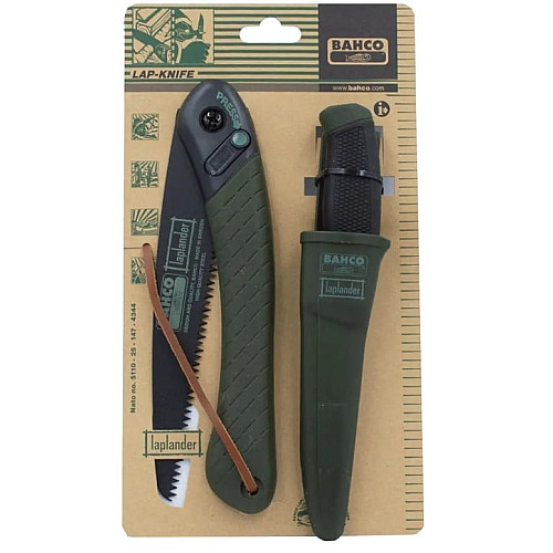 Набор Bahco laplander 396 пилка + Knife 2446 нож (LAP-KNIFE)