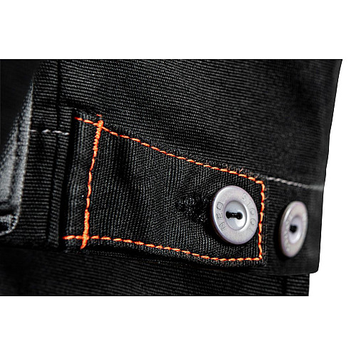 Куртка рабочая Neo Tools HD Slim, усиление тканью Oxford, XXXL(58), черно-серый