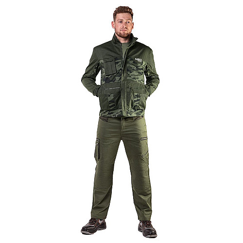Брюки рабочие Neo Tools Camo Olive, M(50), оливковое