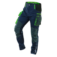 Брюки рабочие Neo Tools Premium, усиление тканью Cordura, отсек для наколенников, M(50), синий