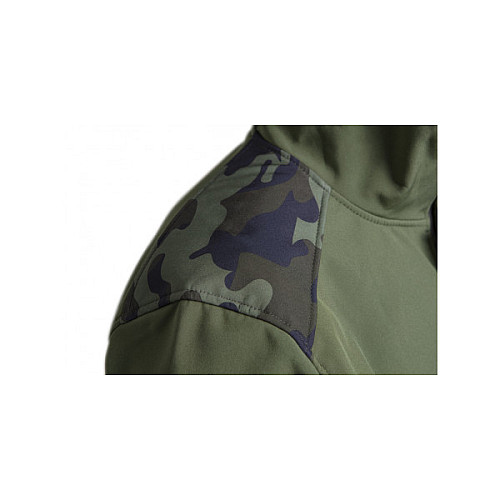 Куртка рабочая Neo Tools Camo, материал Softshell, подкладка флис, ветро и водонепроницаемая, капюшон, XXL(56), оливковый