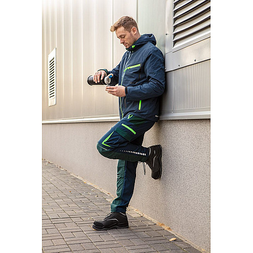 Брюки рабочие Neo Tools Premium, усиление тканью Cordura, отсек для наколенников, L(52), синий