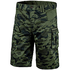 Шорти робочі Neo Tools Camo, еластичний пояс, L(52), камуфляж