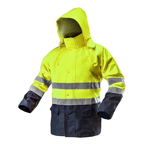 Куртка рабочая Neo Tools Visibility, повышенной видимости, материал Oxford 300D, XXL(56), желтый