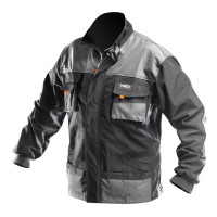 Куртка робоча Neo Tools HD, посилена, S(48), сірий