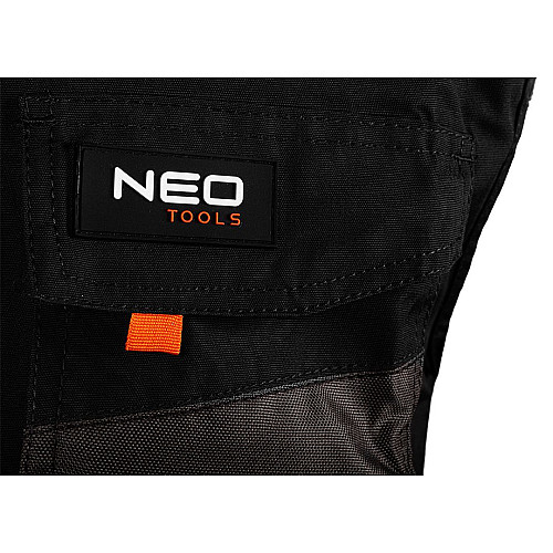 Жилет рабочий Neo Tools HD, усиление тканью Oxford, тройной шов, S(48), серый