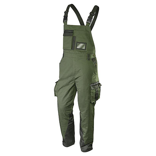 Полукомбинезон рабочий Neo Tools Camo Olive, тройной шов, XL(54), оливковый