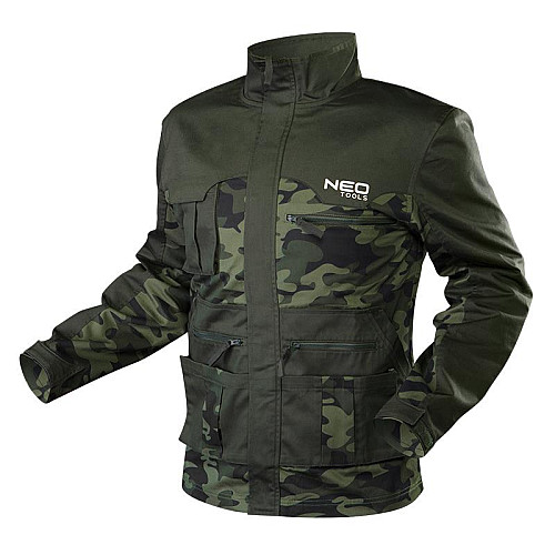 Куртка робоча Neo Tools Camo, візерунок моро, XXL(56), камуфляж