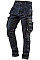 Брюки рабочие Neo Tools Denim, 98% хлопок и 2% эластан, L(52), синий темный