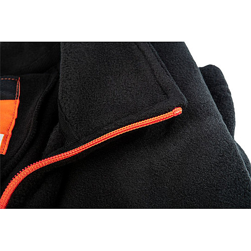 Кофта рабочая Neo Tools Outdoor, флисовая, 300г/м кв, на молнии, XXL(58), черный