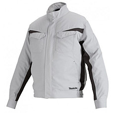 Куртка рабочая Makita DFJ213ZL с вентиляцией, аккумуляторная LXT/CXT, 10.8-18В(L), 0,54кг