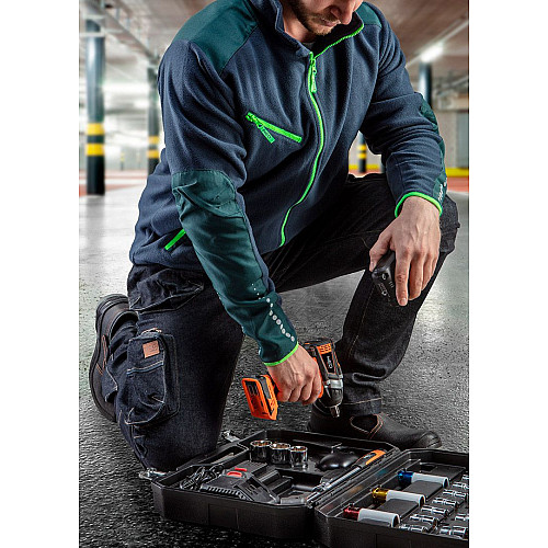 Брюки рабочие Neo Tools Denim, 98% хлопок и 2% эластан, L(52), синий темный