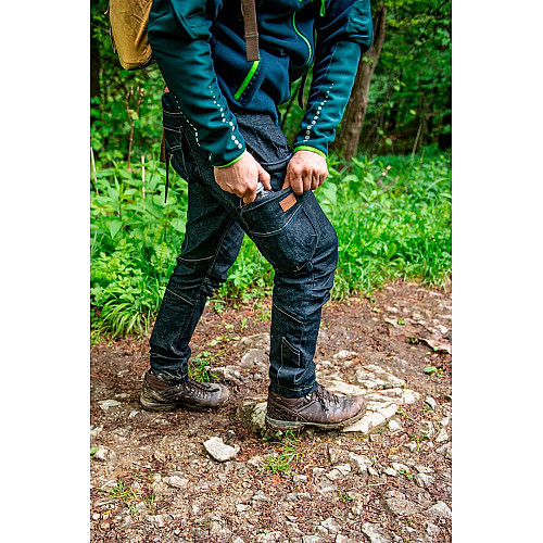 Брюки рабочие Neo Tools Denim, 98% хлопок и 2% эластан, L(52), синий темный