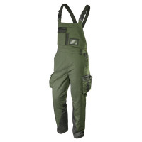 Напівкомбінезон робочий Neo Tools Camo Olive, потрійний шов, XL(54), оливковий