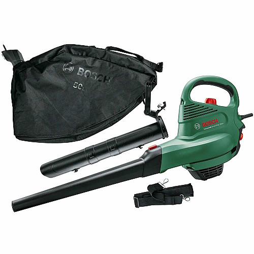 Воздуходув-пылесос садовый Bosch Universal GardenTidy 3000 3000Вт 285км/час 576куб/час мешок 50л 3.4кг