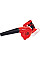 Повітродув акумуляторний Einhell TE-CB 18/180 Li - Solo 18В 130/180км/г 3 насадки 0.9кг без АКБ та ЗП