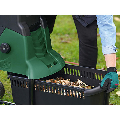 Подрібнювач садовий Bosch AXT22D 2200Вт 40об/хв 38мм 53л 31.3кг ріжуча система Turbine-Cut низькошумний