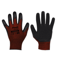 Рукавички захисні FLASH GRIP RED латекс, розмір 9, RWFGRD9