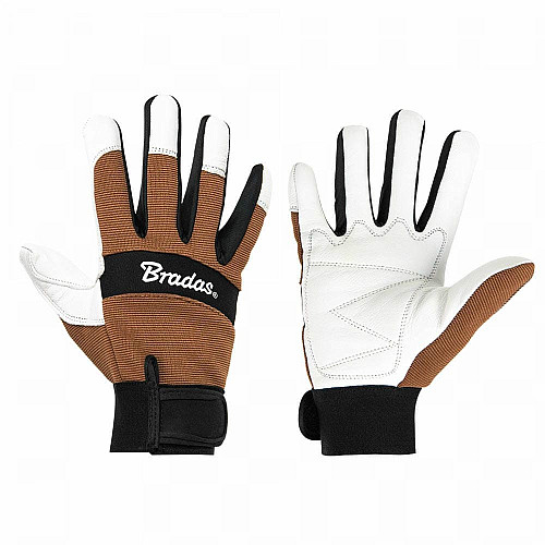 Рукавички захисні Tech Leather, шкіряні, блістер, розмір 10, RWTL10