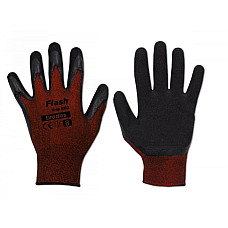 Рукавички захисні FLASH GRIP RED латекс, розмір 6, RWFGRD6