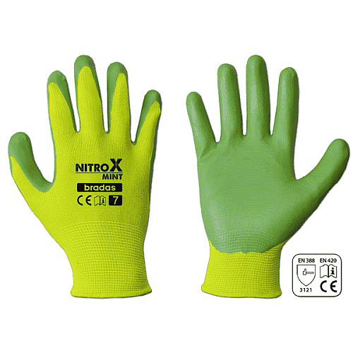 Рукавички захисні NITROX MINT нітрил, розмір 6, RWNM6