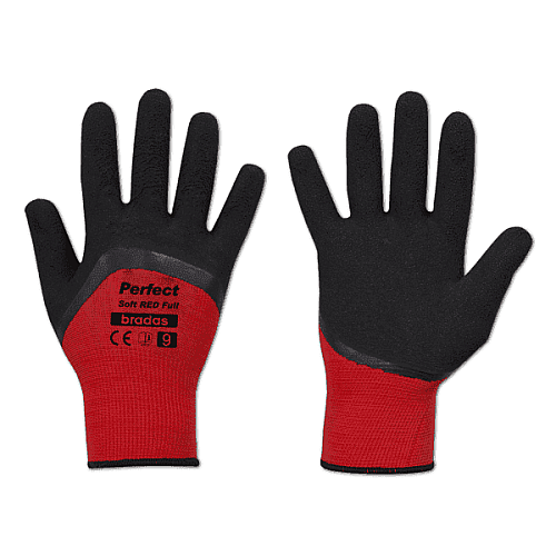 Рукавички захисні PERFECT SOFT RED FULL латекс, розмір 8, RWPSRDF8
