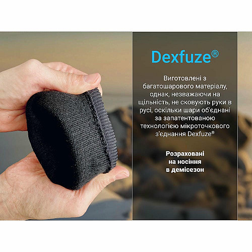 Перчатки водонепроницаемые Dexshell StretchFit 2.0 Gloves, р-р XL, черные