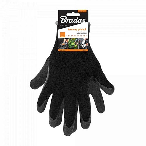 Перчатки защитные латексные, TERMO GRIP BLACK, размер 10, RWTGB10