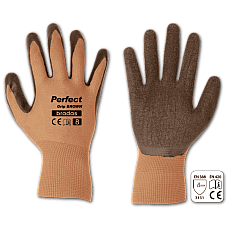 Перчатки защитные PERFECT GRIP BROWN латекс, размер 10, RWPGBR10