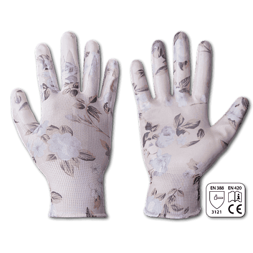 Перчатки защитные NITROX FLOWERS нитрил, размер 8, RWNF8