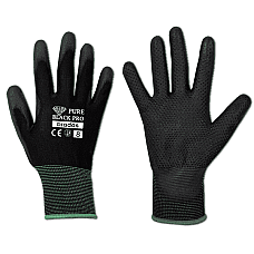 Рукавички захисні PURE BLACK PRO поліуретан, розмір 10, RWPBCP10