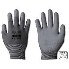 Рукавички захисні PURE GRAY поліуретан, розмір 11, RWPGY11