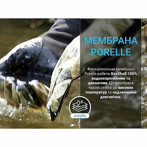 Водонепроницаемые перчатки Dexshell Drylite2.0 Gloves(L) темный камуфляж