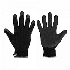 Рукавички захисні латексні, TERMO GRIP BLACK, розмір 10, RWTGB10