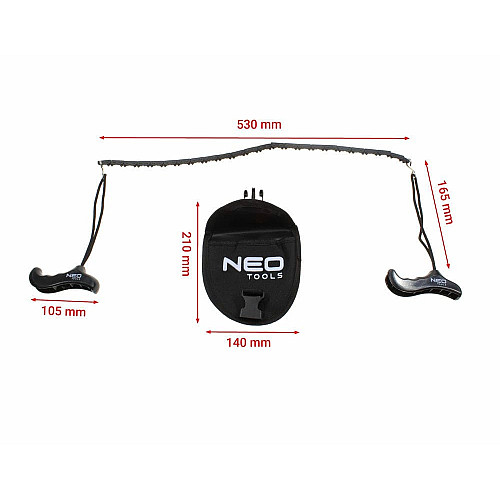Пилка ручна ланцюгова Neo Tools, 53см, 150г