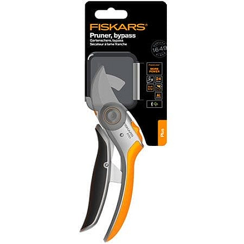 Секатор Fiskars Plus PowerLever P751 суцільнометалевий обвідний (1057172)