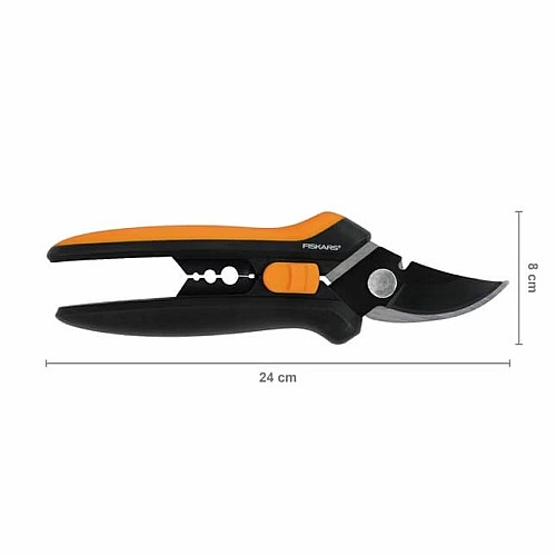Секатор Fiskars Solid SP14 обвідний для квітів (1051601)