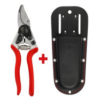 Акційний набір Садовий секатор FELCO 6 + Кобура для секатора FELCO 910 Black (Фелко 6+910)