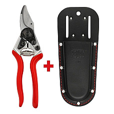 Акційний набір Садовий секатор FELCO 6 + Кобура для секатора FELCO 910 Black (Фелко 6+910)